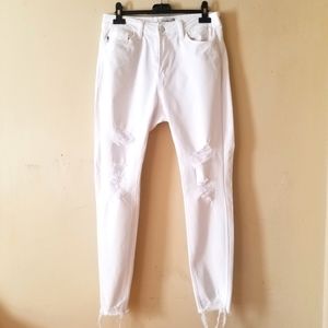 Judy Blue all white Jean's